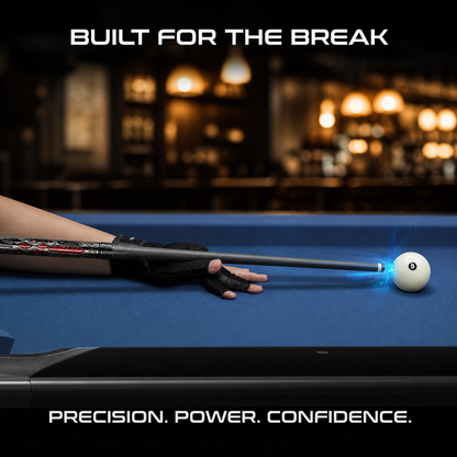 LANZEY Star Core T700 Carbon Fiber Break Cue — 13 mm Phenolic Tip