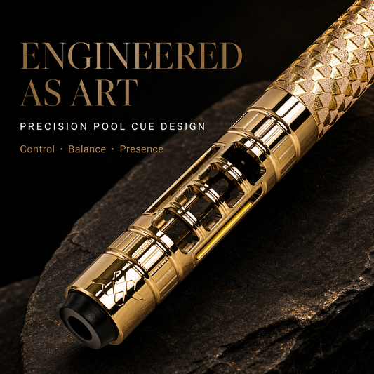 LANZEY Divine Arms Series Carbon Fiber Pool Cue | T700 Shaft, Aluminum Alloy Butt, Extension & Adjustable Weight System