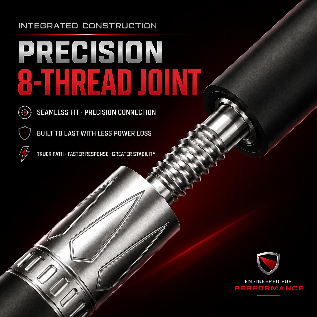 LANZEY X-Series Carbon Fiber Pool Cue | Adjustable Weight, Low-Deflection Shaft & Carbon Fiber Extension