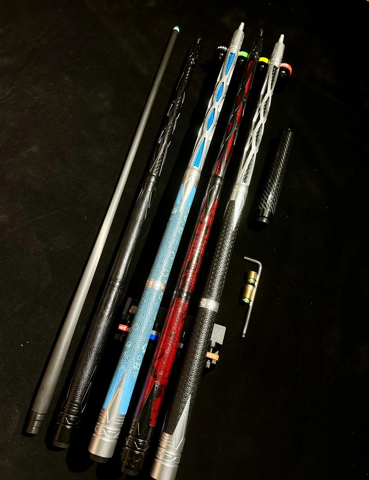 LANZEY Stellar T700 Carbon Fiber Pool Cue Set