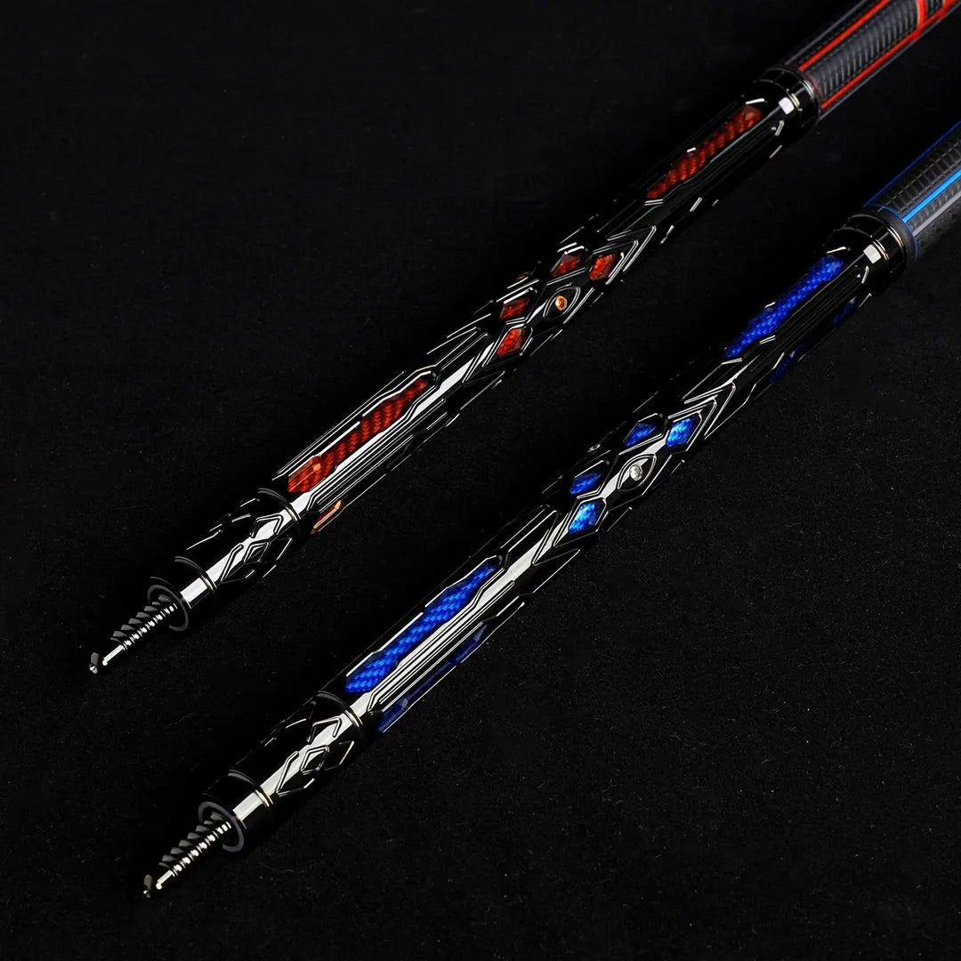 LANZEY T700 Carbon Fiber Break Cue – 13mm Phenolic Tip & Aerospace Aluminum Butt